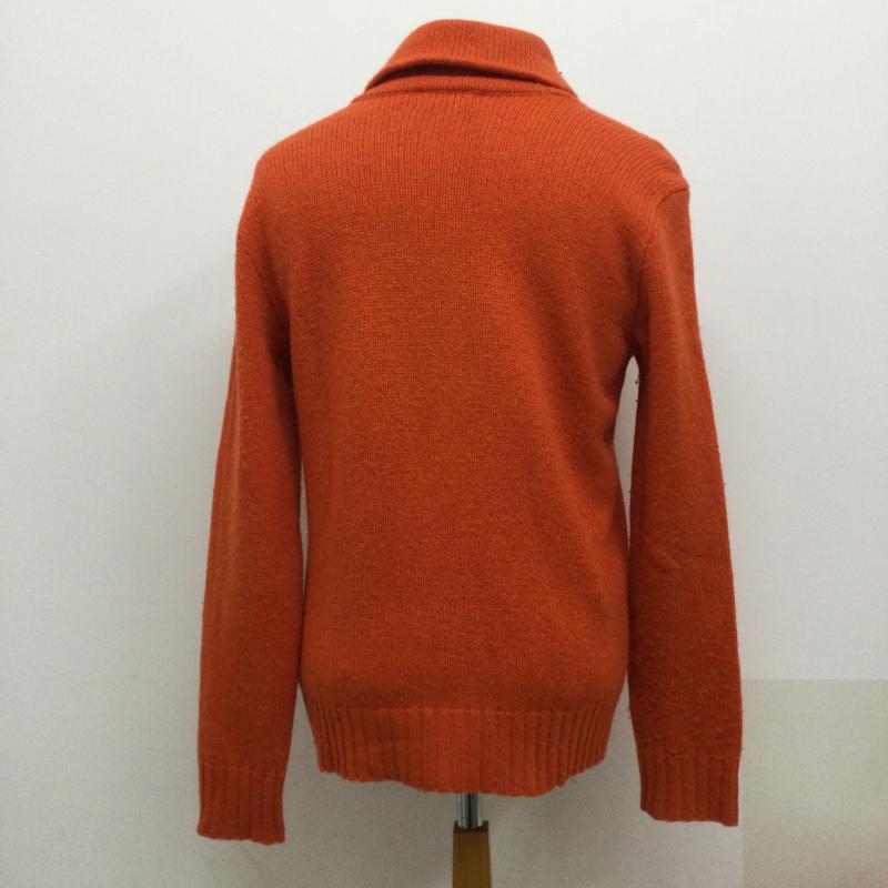 ポロラルフローレン POLO RALPH LAUREN ニット、セーター 長袖 ポロラルフローレン　ニット　厚手　ショールカラー S 無地 橙 / オレンジ / orange メンズ USED 古着 中古 50125054