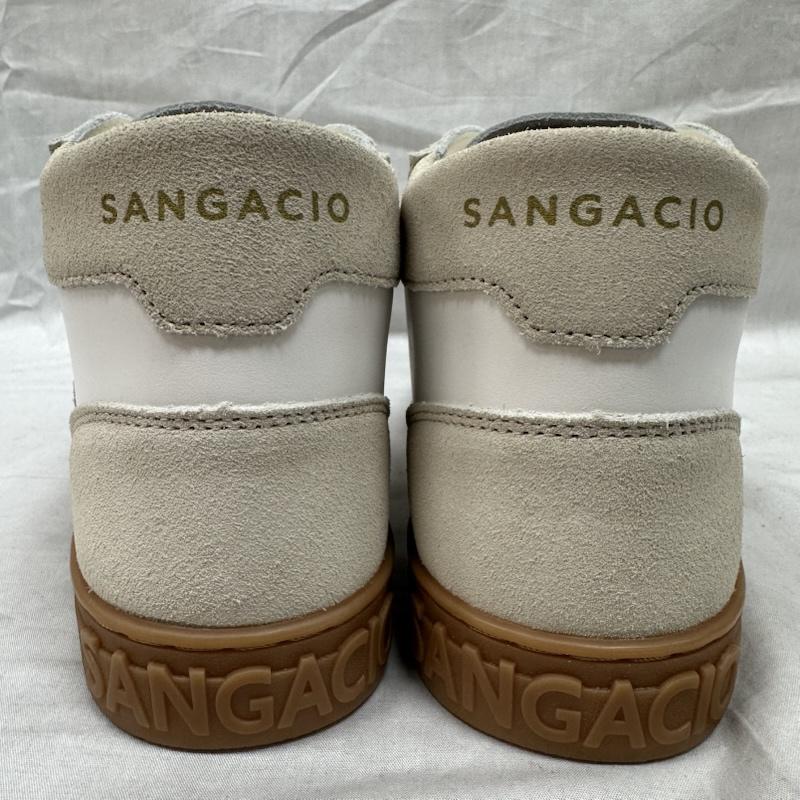 サンガチオ via SANGACIO スニーカー スニーカー SG Mid WHITE ミッド ホワイト 25.5cm 白 / ホワイト / white メンズ USED 古着 中古 50125100