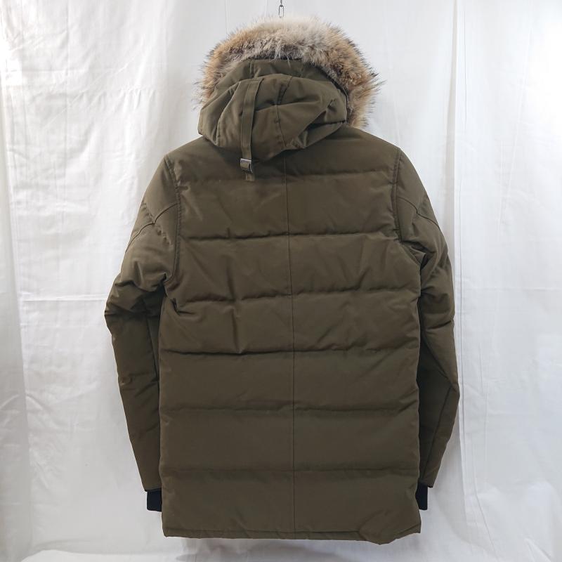 カナダグース CANADA GOOSE ジャケット、上着 ダウンジャケット CANADA GOOSE カナダグース CARSON PARKA FF カーソンパーカ 3805MA 01T-01769815 S 無地 X ロゴ、文字 カーキ / カーキ / khaki メンズ USED 古着 中古 50125199