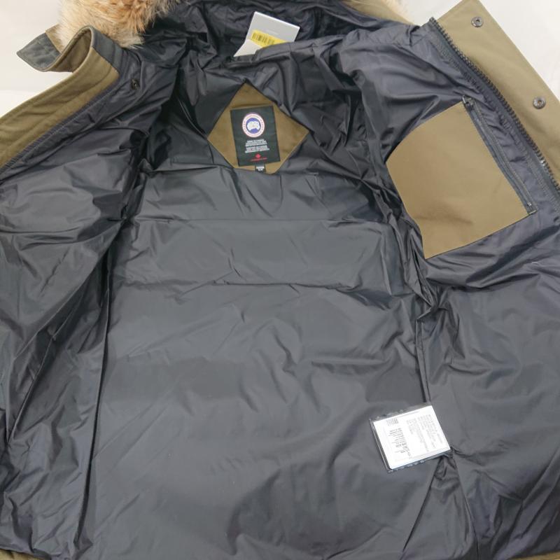 カナダグース CANADA GOOSE ジャケット、上着 ダウンジャケット CANADA GOOSE カナダグース CARSON PARKA FF カーソンパーカ 3805MA 01T-01769815 S 無地 X ロゴ、文字 カーキ / カーキ / khaki メンズ USED 古着 中古 50125199