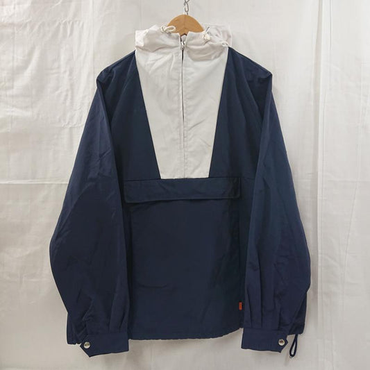 インターブリード INTERBREED ジャケット、上着 ジャンパー、ブルゾン INTERBREED インターブリード フードジャケット マウンテンパーカー IB18SS-07 XL 無地 白 / ホワイト / white X 紺 / ネイビー / navy メンズ USED 古着 中古 50125229