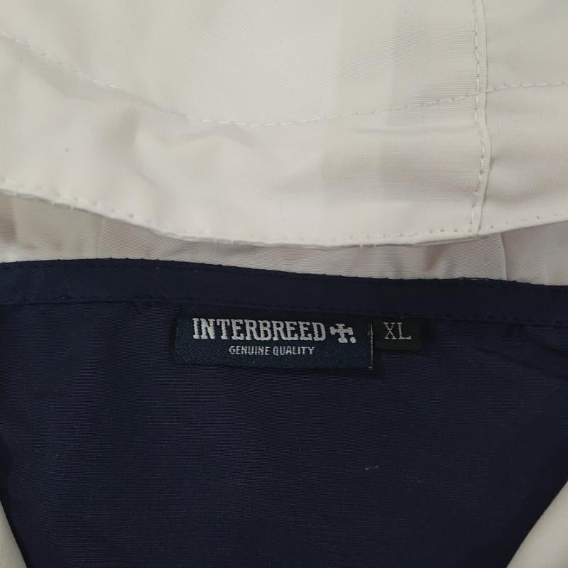 インターブリード INTERBREED ジャケット、上着 ジャンパー、ブルゾン INTERBREED インターブリード フードジャケット マウンテンパーカー IB18SS-07 XL 無地 白 / ホワイト / white X 紺 / ネイビー / navy メンズ USED 古着 中古 50125229
