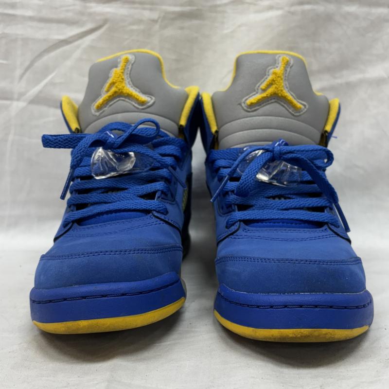 ナイキ NIKE スニーカー スニーカー CI3287-400 Air Jordan 5 Laney JSP (GS) エアジョーダン5 レトロ レイニー ビッグキッズ 24.0cm ボーイズ USED 古着 中古 50125283