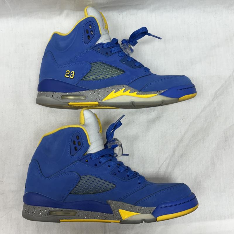 ナイキ NIKE スニーカー スニーカー CI3287-400 Air Jordan 5 Laney JSP (GS) エアジョーダン5 レトロ レイニー ビッグキッズ 24.0cm ボーイズ USED 古着 中古 50125283