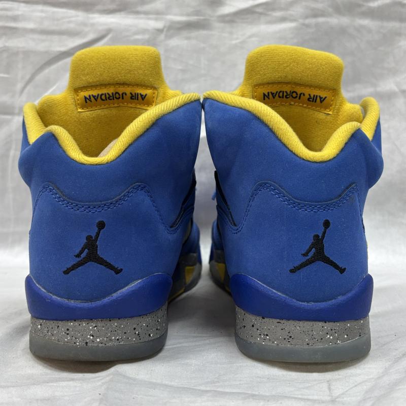 ナイキ NIKE スニーカー スニーカー CI3287-400 Air Jordan 5 Laney JSP (GS) エアジョーダン5 レトロ レイニー ビッグキッズ 24.0cm ボーイズ USED 古着 中古 50125283