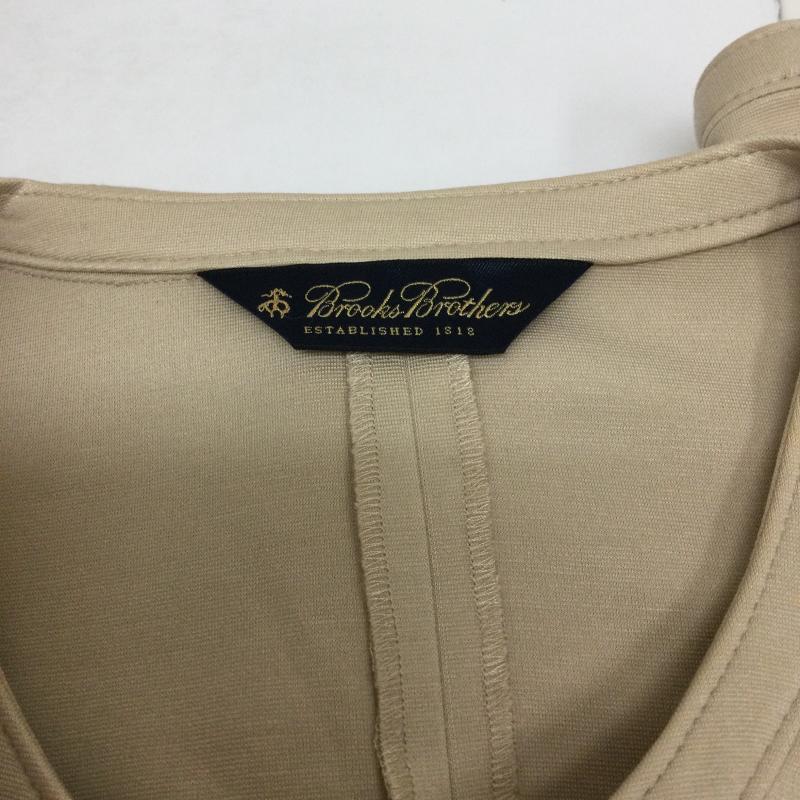ブルックス ブラザーズ BROOKS BROTHERS スーツ ひざ丈スカート brooks brothers 55855-21 レディースノーカラースーツ XS 無地 ベージュ / ベージュ / beige レディース USED 古着 中古 50125308
