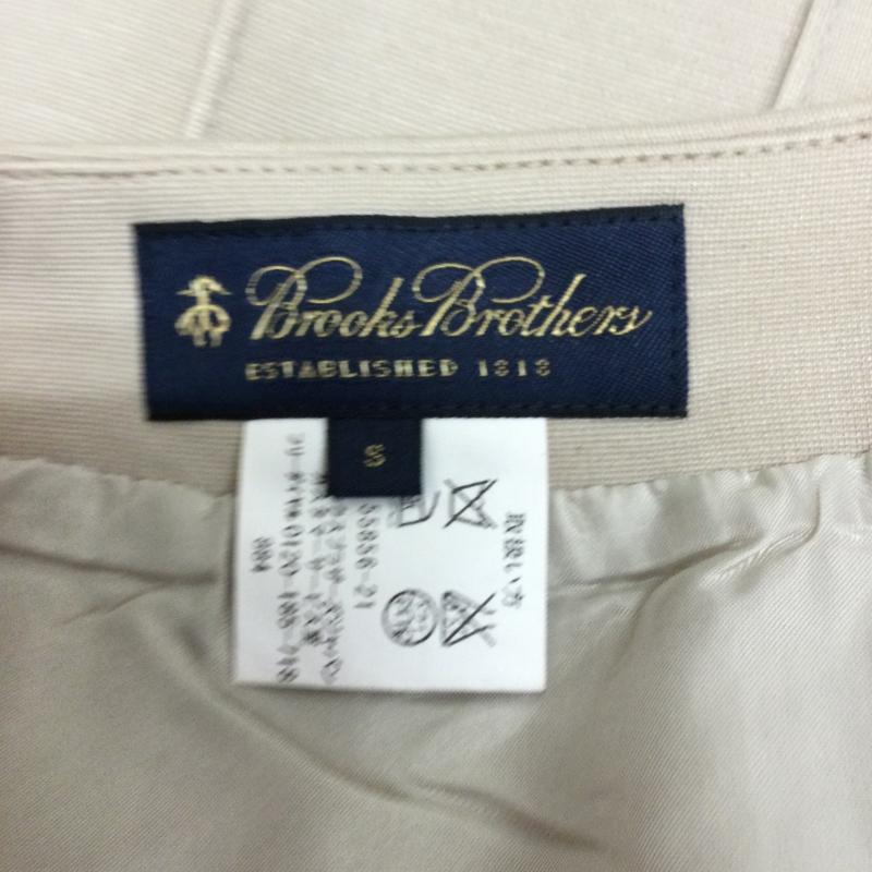 ブルックス ブラザーズ BROOKS BROTHERS スーツ ひざ丈スカート brooks brothers 55855-21 レディースノーカラースーツ XS 無地 ベージュ / ベージュ / beige レディース USED 古着 中古 50125308