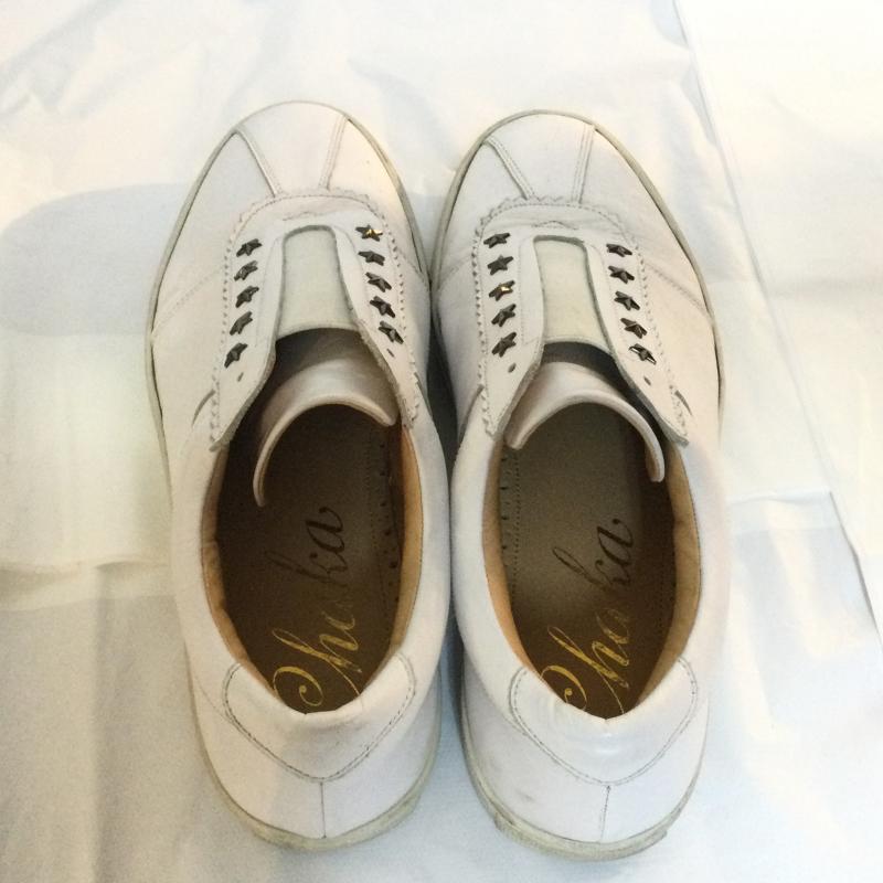 古着 USED スニーカー スニーカー Chaka 星 スタッズ 3140 25.5cm 白 / ホワイト / white メンズ USED 古着 中古 50125418