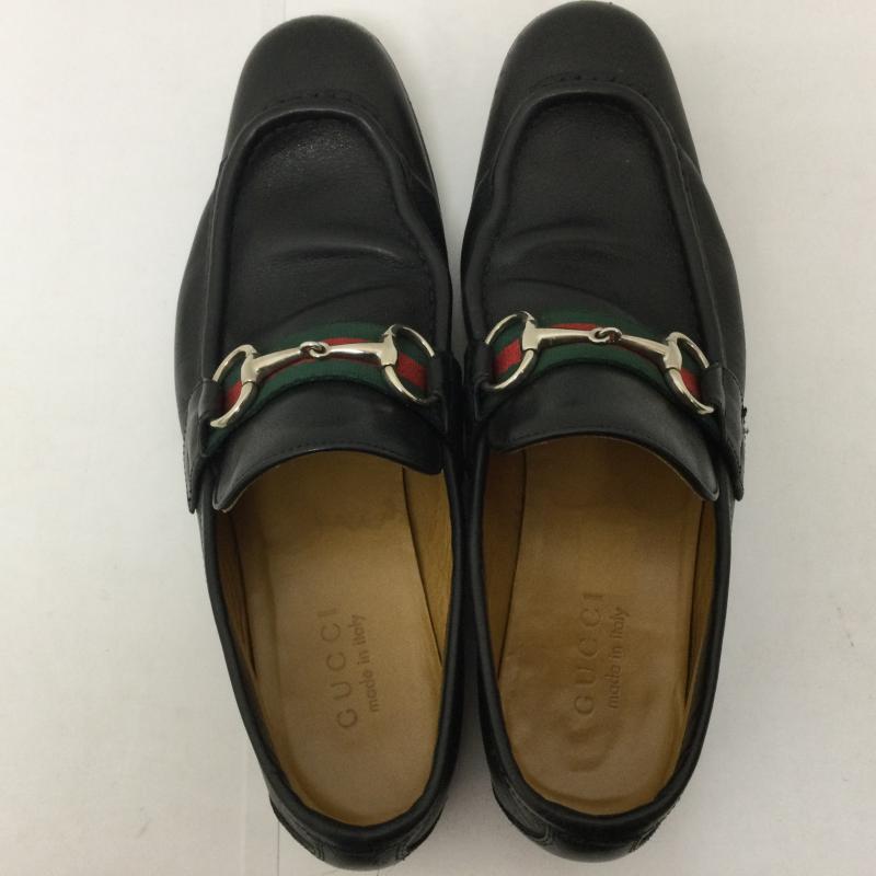 グッチ GUCCI ローファー ローファー GUCCI シェリーライン　ビットローファー　401/2E - 無地 黒 / ブラック / black メンズ USED 古着 中古 50125444