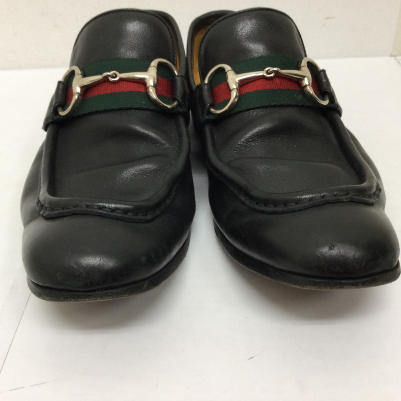 グッチ GUCCI ローファー ローファー GUCCI シェリーライン　ビットローファー　401/2E - 無地 黒 / ブラック / black メンズ USED 古着 中古 50125444