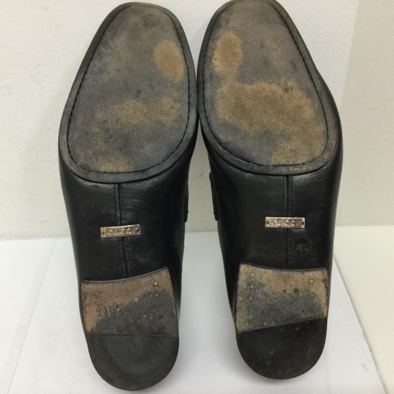 グッチ GUCCI ローファー ローファー GUCCI シェリーライン　ビットローファー　401/2E - 無地 黒 / ブラック / black メンズ USED 古着 中古 50125444