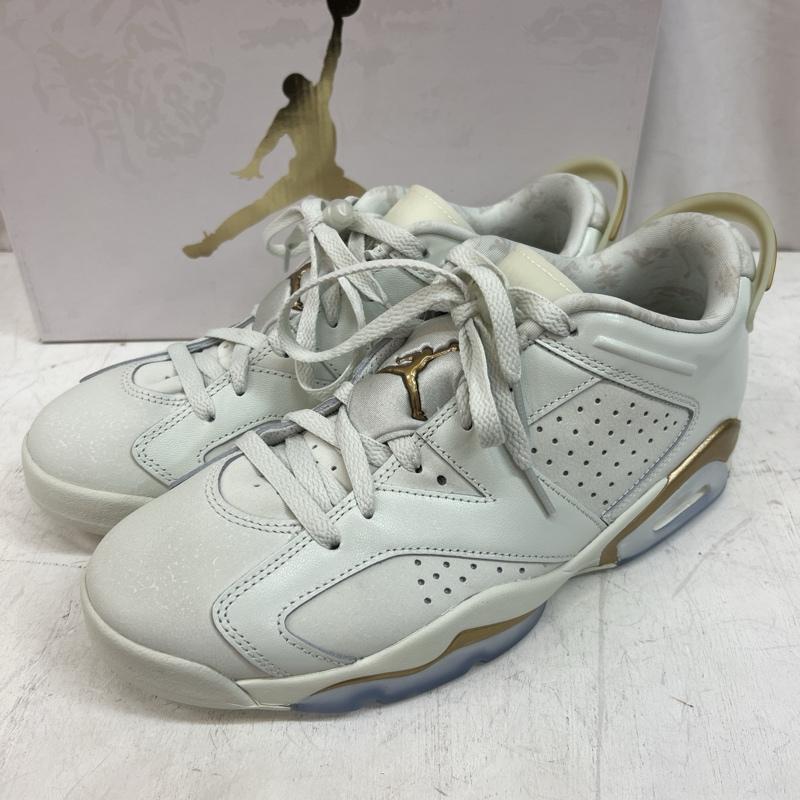 ナイキ NIKE スニーカー スニーカー エアジョーダン 6 レトロ ロー AIR JORDAN 6 RETRO LOW dh6928-073 CNY チャイニーズニューイヤー 27.0cm 白 / ホワイト / white X 金 / ゴールド / gold color メンズ USED 古着 中古 50125519