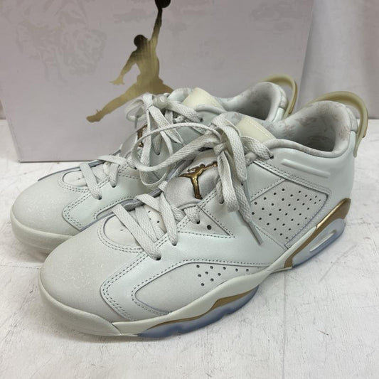 ナイキ NIKE スニーカー スニーカー エアジョーダン 6 レトロ ロー AIR JORDAN 6 RETRO LOW dh6928-073 CNY チャイニーズニューイヤー 27.0cm 白 / ホワイト / white X 金 / ゴールド / gold color メンズ USED 古着 中古 50125519