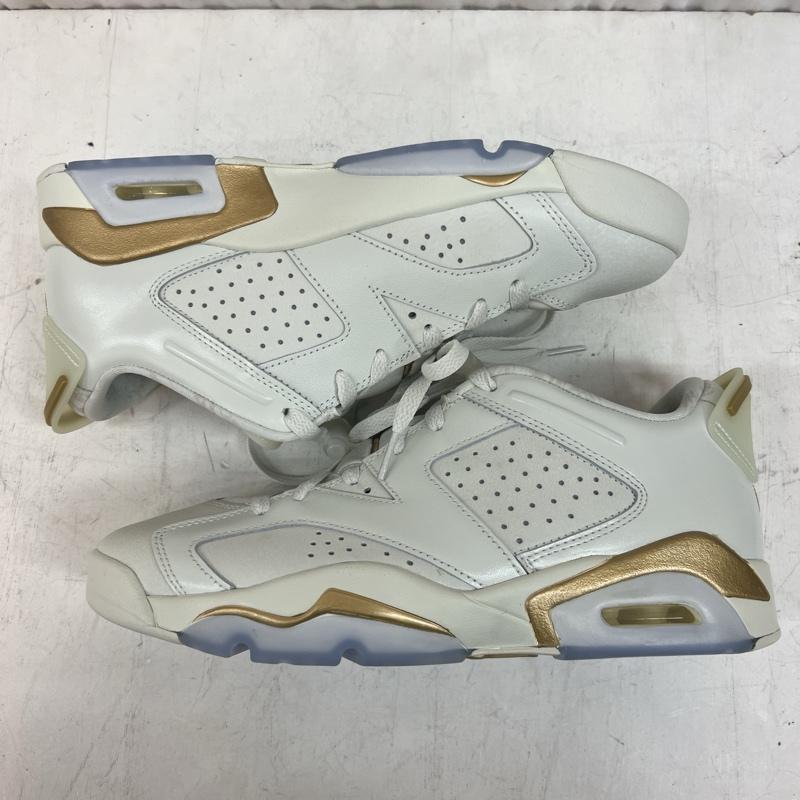 ナイキ NIKE スニーカー スニーカー エアジョーダン 6 レトロ ロー AIR JORDAN 6 RETRO LOW dh6928-073 CNY チャイニーズニューイヤー 27.0cm 白 / ホワイト / white X 金 / ゴールド / gold color メンズ USED 古着 中古 50125519