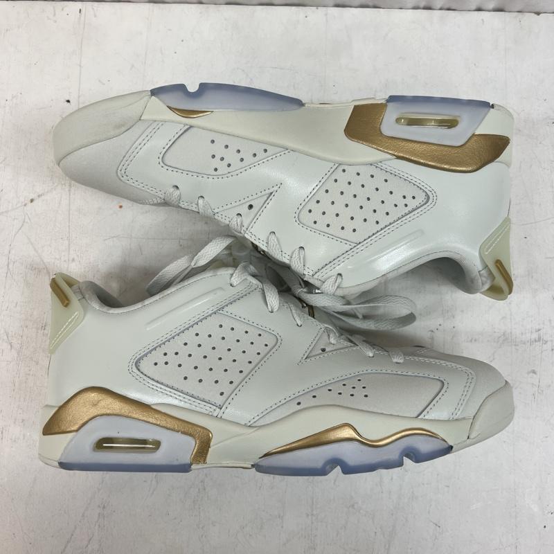 ナイキ NIKE スニーカー スニーカー エアジョーダン 6 レトロ ロー AIR JORDAN 6 RETRO LOW dh6928-073 CNY チャイニーズニューイヤー 27.0cm 白 / ホワイト / white X 金 / ゴールド / gold color メンズ USED 古着 中古 50125519