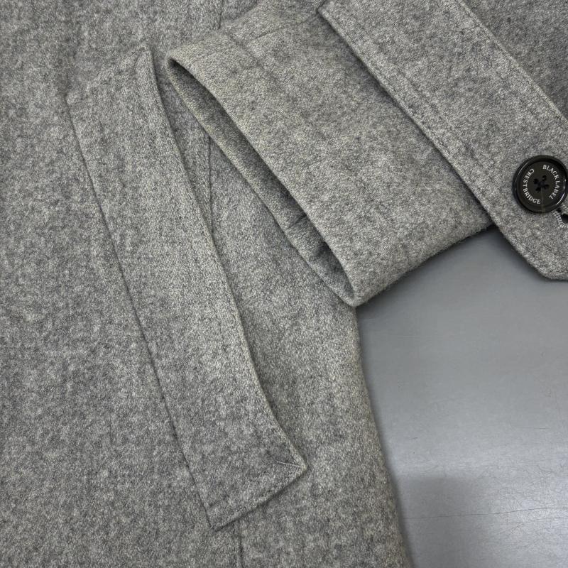 ブラックレーベル・クレストブリッジ BLACK LABEL CRESTBRIDGE コート コート一般 51B20-208-04 中綿 キルティングライナー ミドル丈 ウール ポリ シングル S 灰 / グレー / gray メンズ USED 古着 中古 50125536