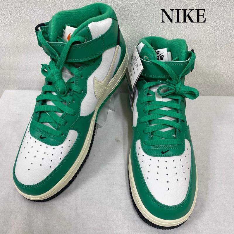 ナイキ NIKE スニーカー スニーカー AIR FORCE 1 MID SPLIT Stadium Green DZ2554-100 30.0cm ロゴ、文字 メンズ USED 古着 中古 50125550
