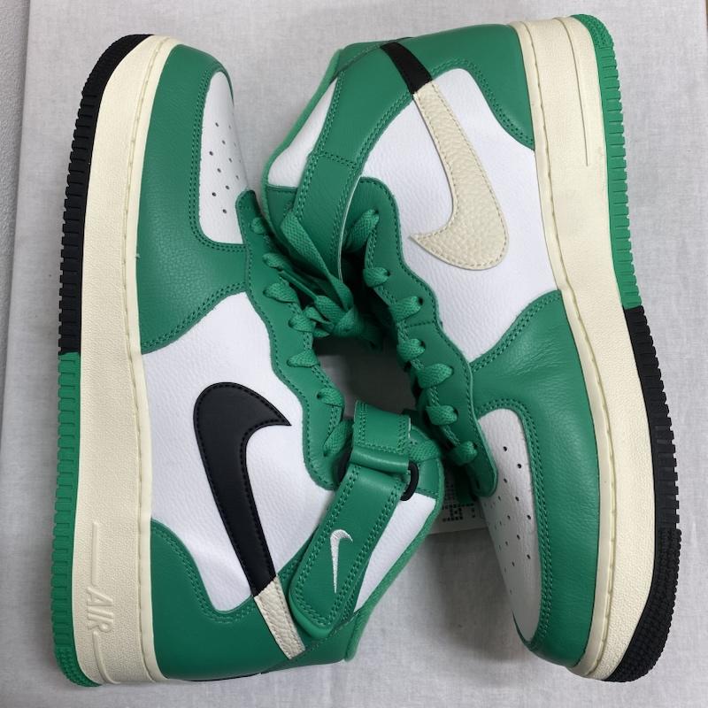 ナイキ NIKE スニーカー スニーカー AIR FORCE 1 MID SPLIT Stadium Green DZ2554-100 30.0cm ロゴ、文字 メンズ USED 古着 中古 50125550