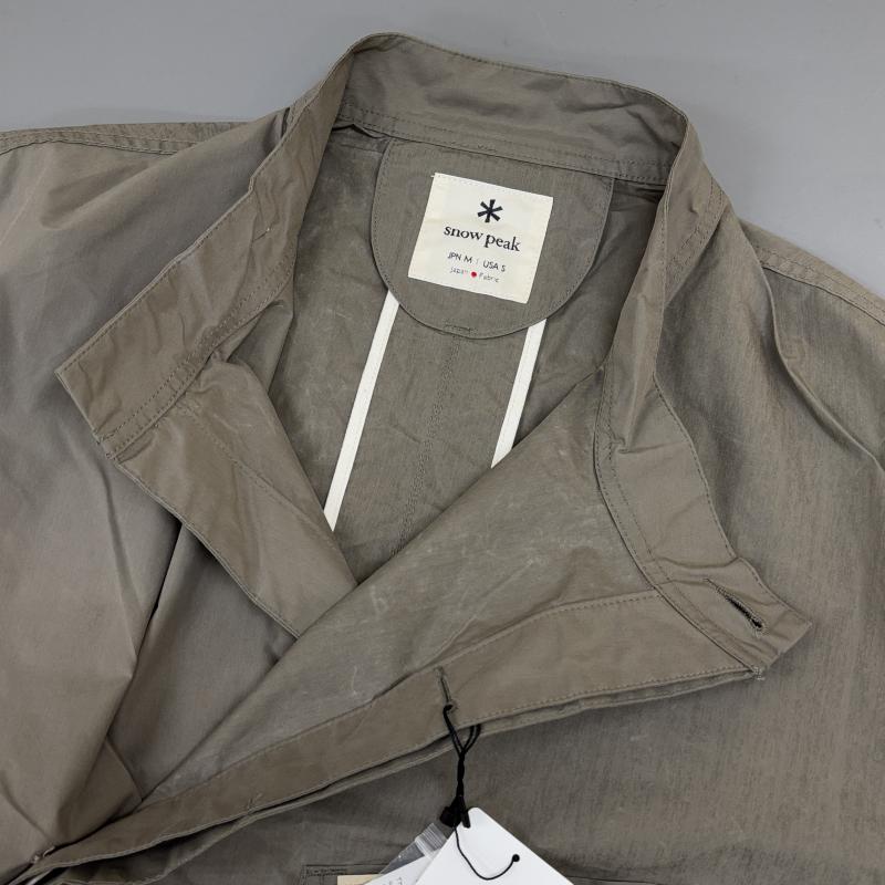 スノーピーク Snow Peak コート コート一般 JK-20SU103 Proof Canvas Nurse Coat バンドカラー プルーフ キャンバス ナース M メンズ USED 古着 中古 50125580