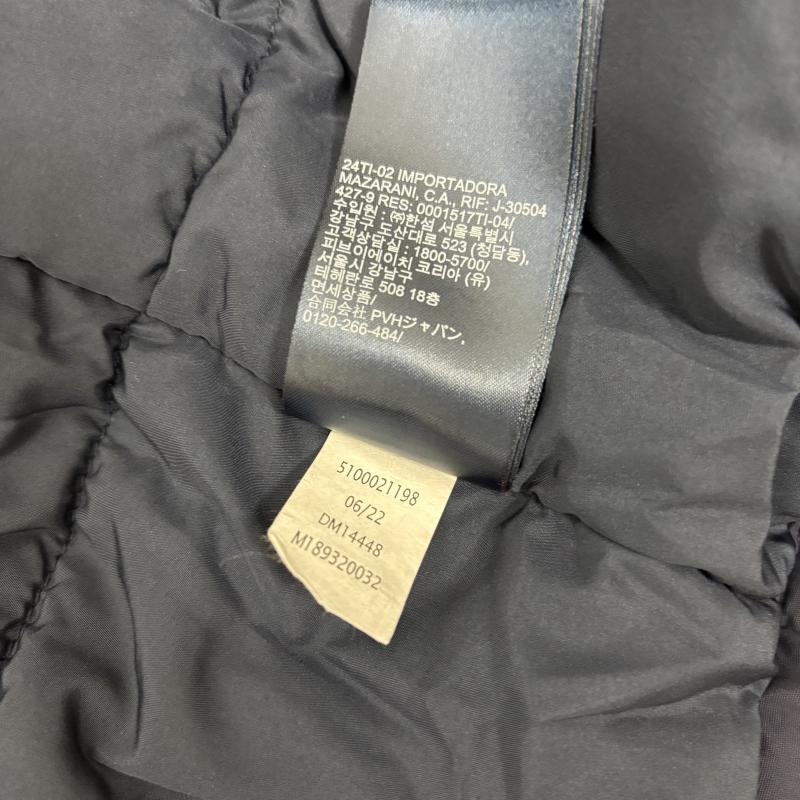 トミー ジーンズ TOMMY JEANS ジャケット、上着 ジャンパー、ブルゾン ソリッドカラーパデッドジャケット DM14448 フラッグ L 紺 / ネイビー / navy メンズ USED 古着 中古 50125594