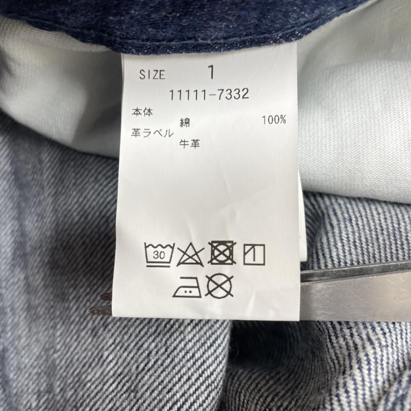 クラネ CLANE パンツ デニム、ジーンズ SHORT BELL BOTTOM DENIM ベルボトムシルエット フレア ブーツカット クロップド 1 無地 インディゴ / インディゴ / Indigo レディース USED 古着 中古 50125618