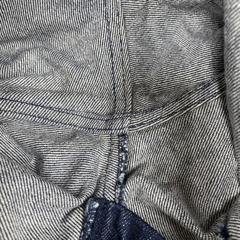 クラネ CLANE パンツ デニム、ジーンズ SHORT BELL BOTTOM DENIM ベルボトムシルエット フレア ブーツカット クロップド 1 無地 インディゴ / インディゴ / Indigo レディース USED 古着 中古 50125618