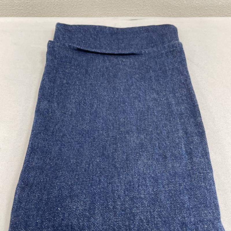 クラネ CLANE パンツ デニム、ジーンズ SHORT BELL BOTTOM DENIM ベルボトムシルエット フレア ブーツカット クロップド 1 無地 インディゴ / インディゴ / Indigo レディース USED 古着 中古 50125618