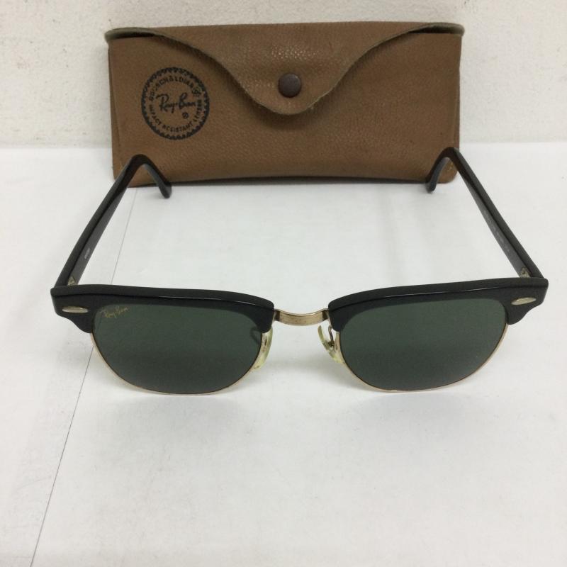 レイバン Ray-Ban めがね・サングラス サングラス WO365 ボシュロム　B＆L　USA - 無地 黒 / ブラック / black メンズ USED 古着 中古 50125626