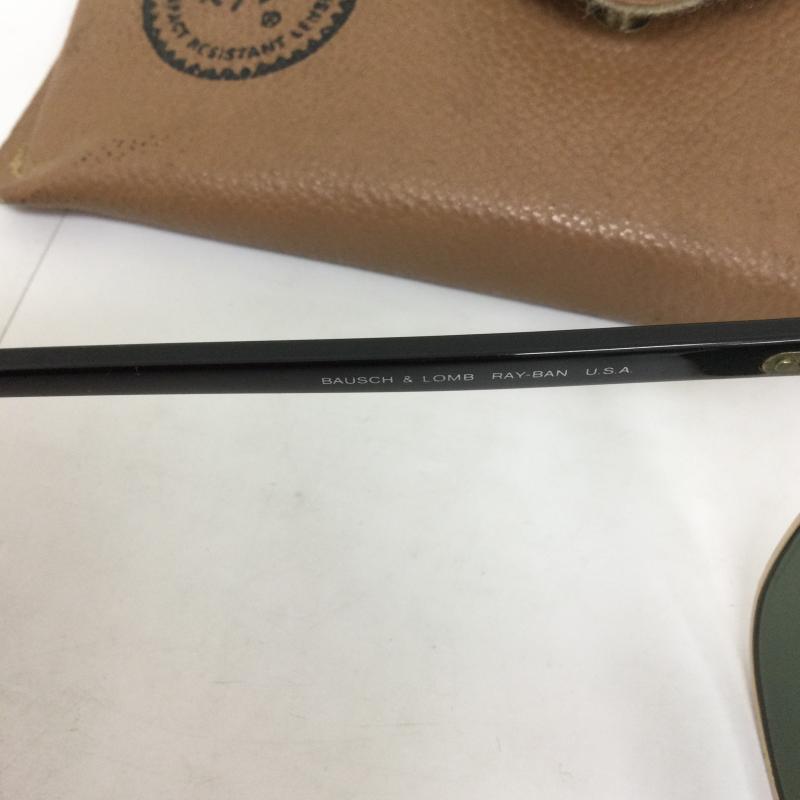 レイバン Ray-Ban めがね・サングラス サングラス WO365 ボシュロム　B＆L　USA - 無地 黒 / ブラック / black メンズ USED 古着 中古 50125626