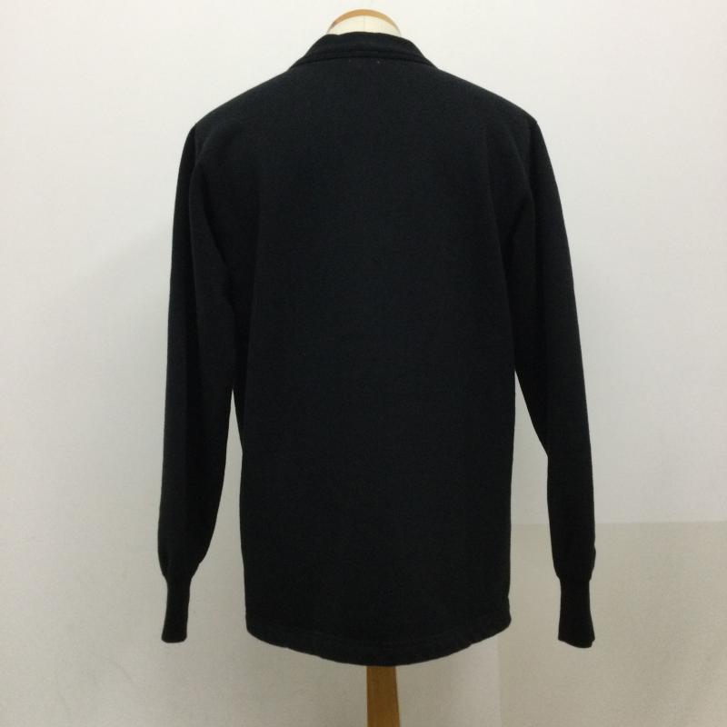 ホワイツビル WHITESVILLE カーディガン 長袖 ホワイツビル スウェットカーディガン　カーデ 69043 HEAVY SWEAT S ワンポイント 黒 / ブラック / black メンズ USED 古着 中古 50125630