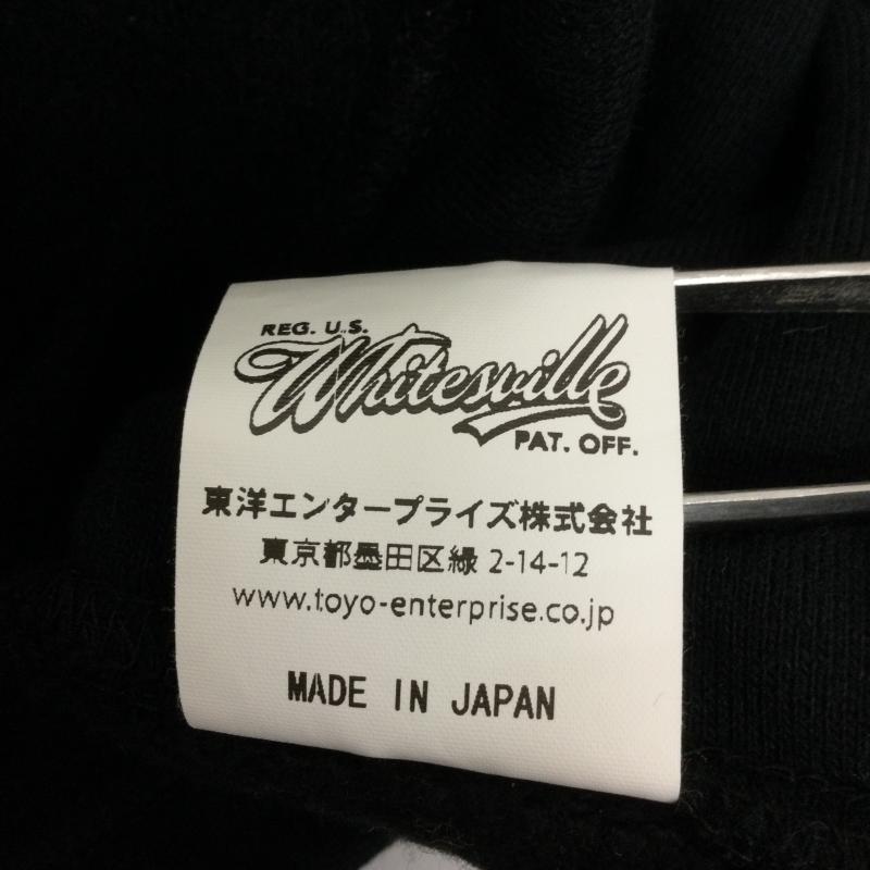 ホワイツビル WHITESVILLE カーディガン 長袖 ホワイツビル スウェットカーディガン　カーデ 69043 HEAVY SWEAT S ワンポイント 黒 / ブラック / black メンズ USED 古着 中古 50125630