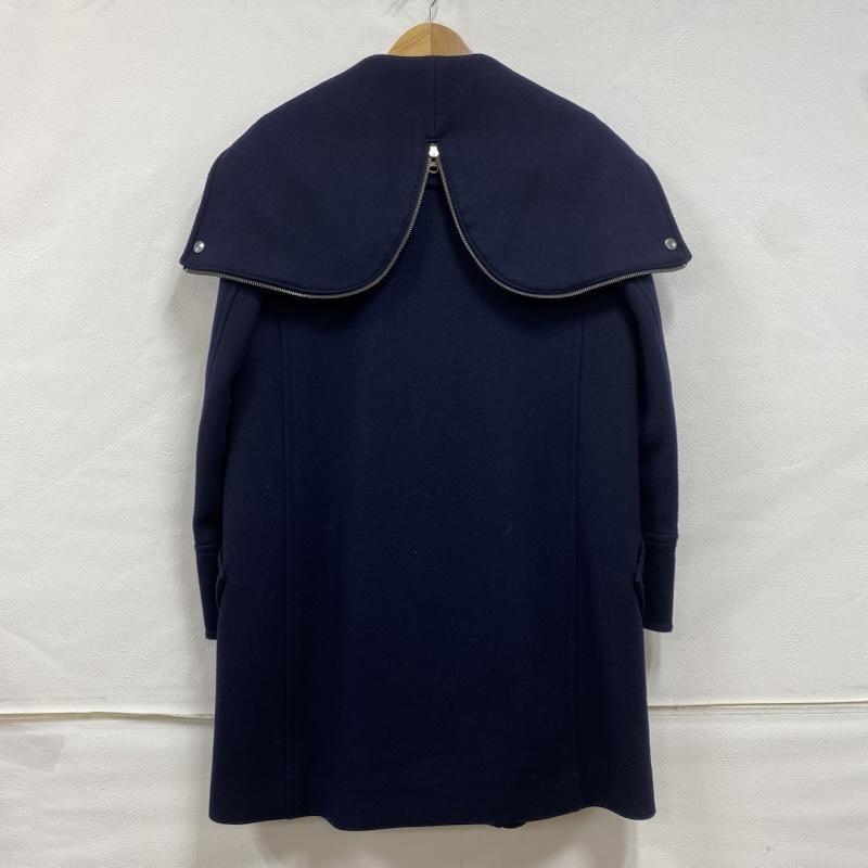 バーニーズ ニューヨーク BARNEYS NEWYORK コート コート一般 セーラーカラー ダッフルコート ウール 40 紺 / ネイビー / navy レディース USED 古着 中古 50125644