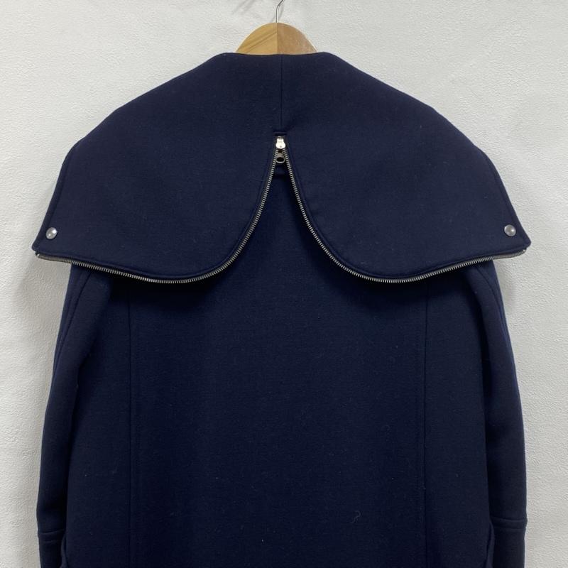 バーニーズ ニューヨーク BARNEYS NEWYORK コート コート一般 セーラーカラー ダッフルコート ウール 40 紺 / ネイビー / navy レディース USED 古着 中古 50125644