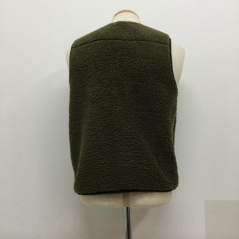 バーガスプラス BURGUS PLUS ベスト ベスト ノーカラーフリースベスト/S/ポリエステル/KHK/無地 S 無地 カーキ / カーキ / khaki メンズ USED 古着 中古 50125653