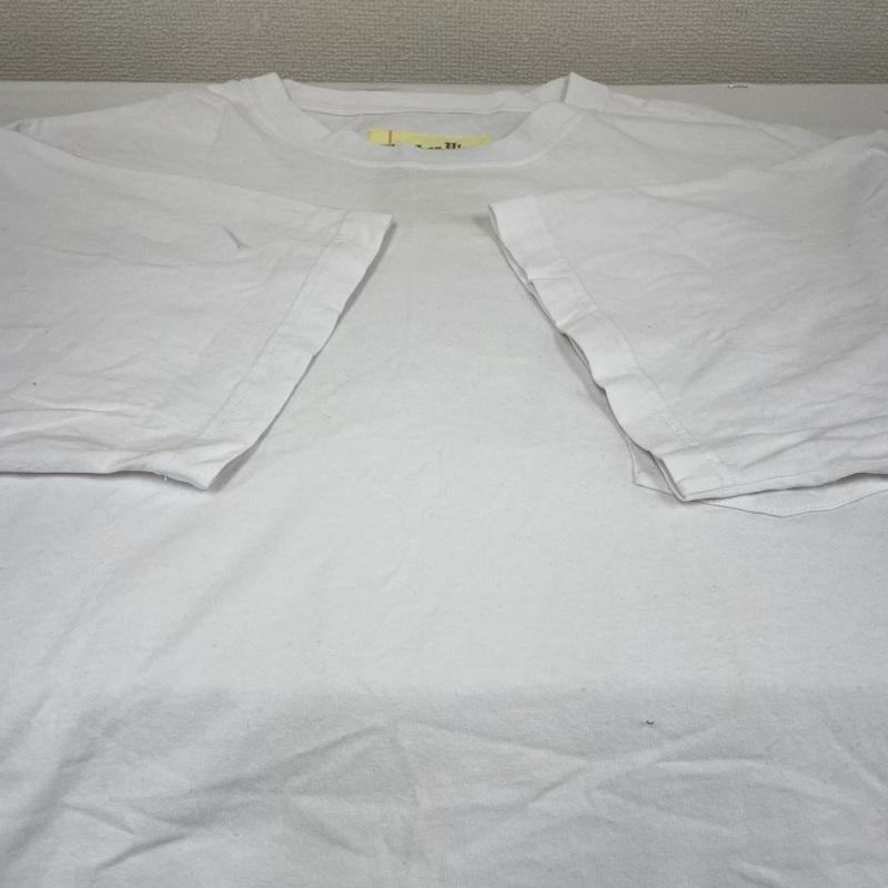 ビームス エスエスゼット BEAMS SSZ Tシャツ 半袖 半袖 Tシャツ ロゴ 刺繍 クルーネック シャツ カットソー L ロゴ、文字 X 刺繍 白 / ホワイト / white メンズ USED 古着 中古 50125657