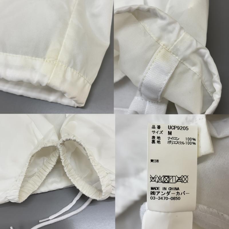 アンダーカバー UNDERCOVER ジャケット、上着 ジャンパー、ブルゾン UCP9205 17SS DANGEROUS ELEMENTS ロゴ プリント ナイロン コーチ M 白 / ホワイト / white メンズ USED 古着 中古 50125831
