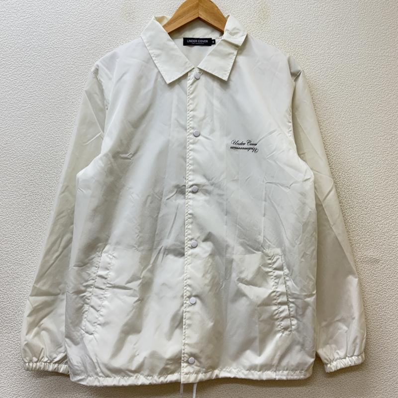 アンダーカバー UNDERCOVER ジャケット、上着 ジャンパー、ブルゾン UCP9205 17SS DANGEROUS ELEMENTS ロゴ プリント ナイロン コーチ M 白 / ホワイト / white メンズ USED 古着 中古 50125831
