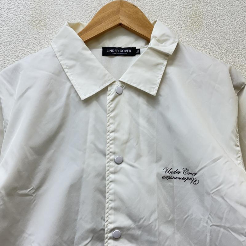アンダーカバー UNDERCOVER ジャケット、上着 ジャンパー、ブルゾン UCP9205 17SS DANGEROUS ELEMENTS ロゴ プリント ナイロン コーチ M 白 / ホワイト / white メンズ USED 古着 中古 50125831