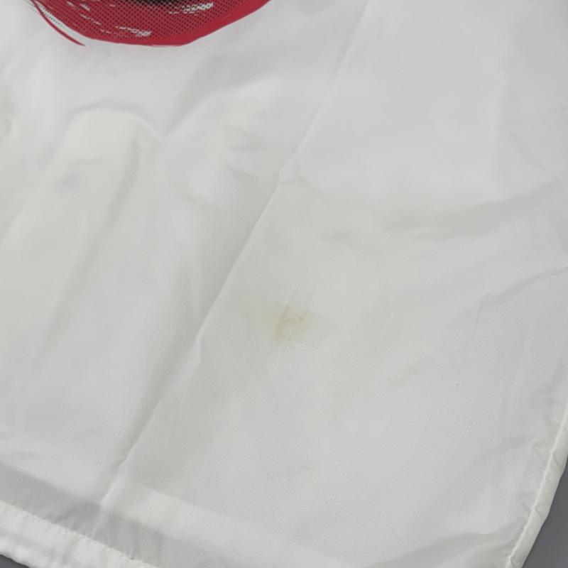 アンダーカバー UNDERCOVER ジャケット、上着 ジャンパー、ブルゾン UCP9205 17SS DANGEROUS ELEMENTS ロゴ プリント ナイロン コーチ M 白 / ホワイト / white メンズ USED 古着 中古 50125831