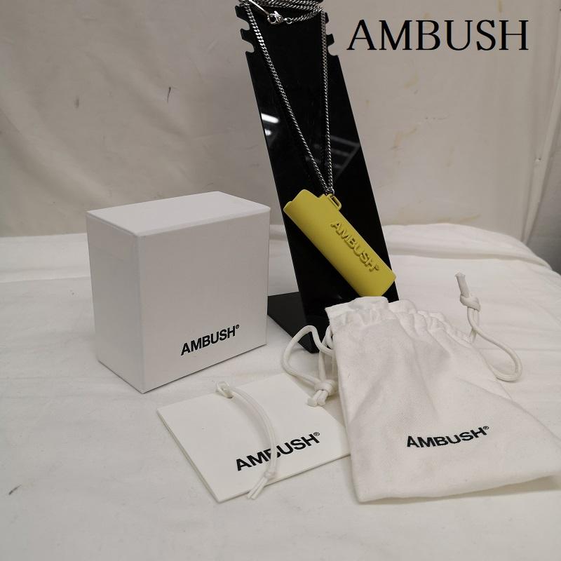 アンブッシュ AMBUSH アクセサリー ネックレス、ペンダント LOGO LIGHTER CASE NECKLACE ライター ケース - 黄 / イエロー / yellow メンズ USED 古着 中古 50125849