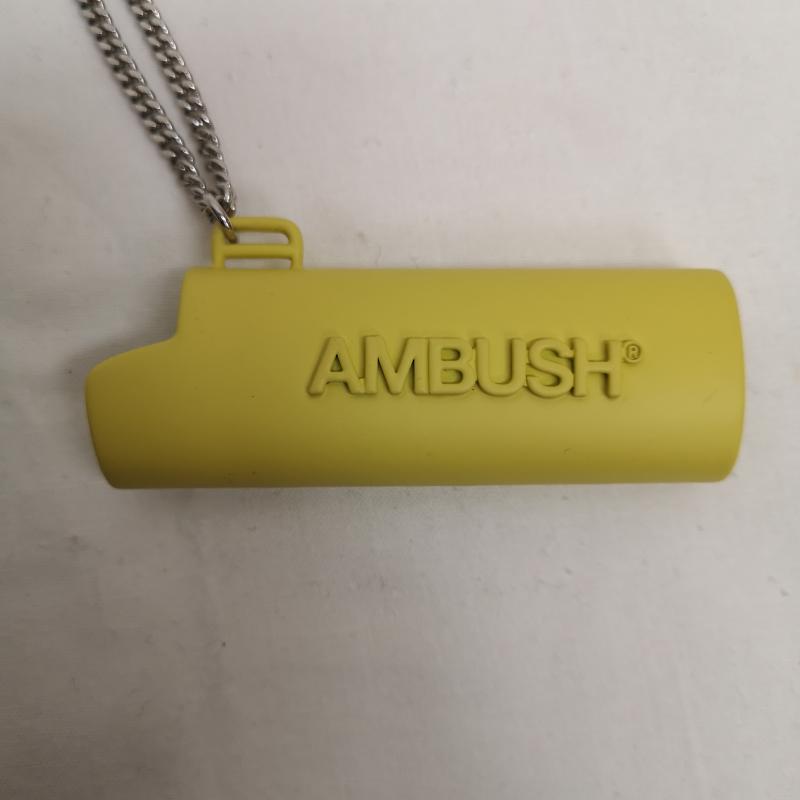 アンブッシュ AMBUSH アクセサリー ネックレス、ペンダント LOGO LIGHTER CASE NECKLACE ライター ケース - 黄 / イエロー / yellow メンズ USED 古着 中古 50125849