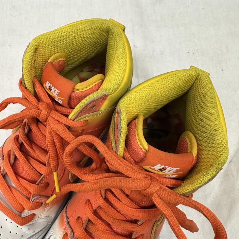 ナイキ NIKE スニーカー スニーカー FN5107-700 SB Dunk High Pro Sweet Tooth ダンク ハイ プロ スイートトゥース 26.5cm 白 / ホワイト / white X 橙 / オレンジ / orange X 黄 / イエロー / yellow メンズ USED 古着 中古 50125881