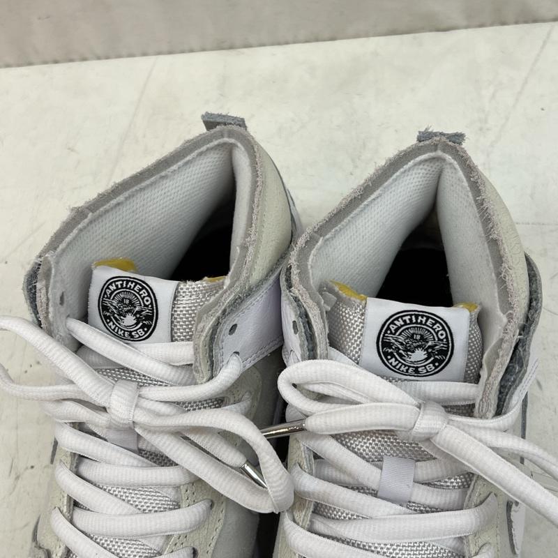 ナイキ NIKE スニーカー スニーカー ANTIHERO × NIKE SB DUNK HIGH QS HM5837-100 アンタイヒーロー ダンク 26.0cm 白 / ホワイト / white メンズ USED 古着 中古 50125884