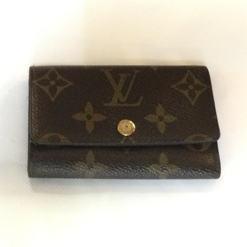 ルイヴィトン LOUIS VUITTON キーケース キーケース モノグラム 6連 キーケース イニシャル入り - 茶 / ブラウン / brown メンズ USED 古着 中古 50125891