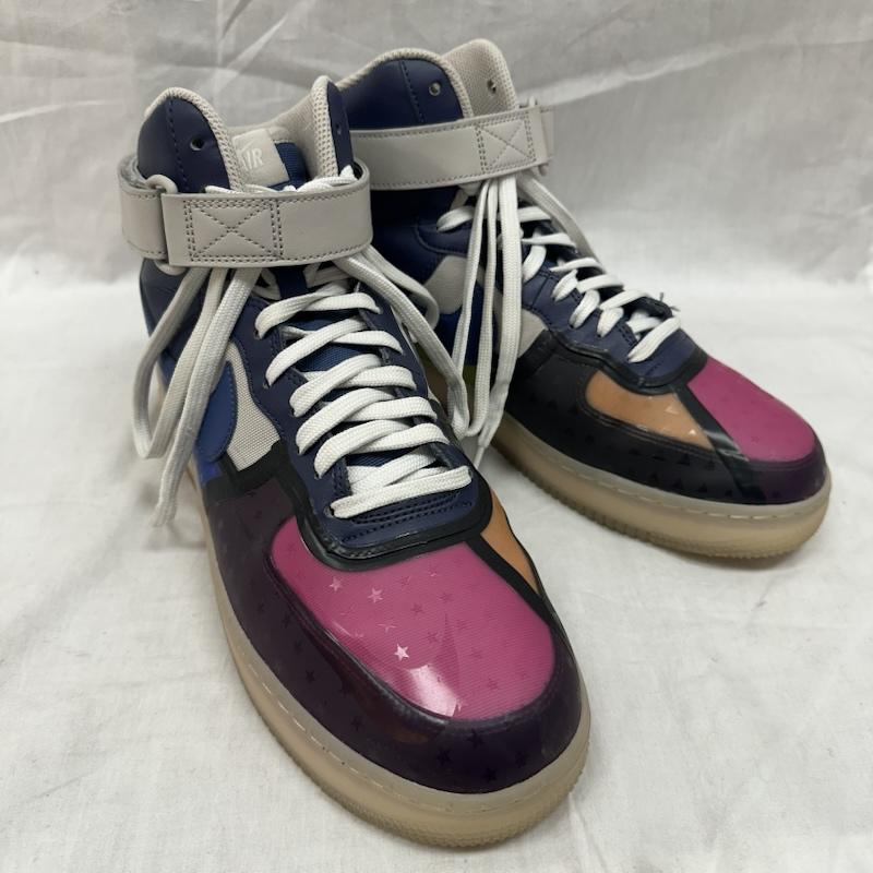ナイキ NIKE スニーカー スニーカー DV1015-437 Air Force 1 High  07 PRM Mini Symbols エアフォース1 ハイ  07 PRM ミニ シンボルズ 28.0cm 桃 / ピンク / pink X 紺 / ネイビー / navy X 灰 / グレー / gray メンズ USED 古着 中古 50125892
