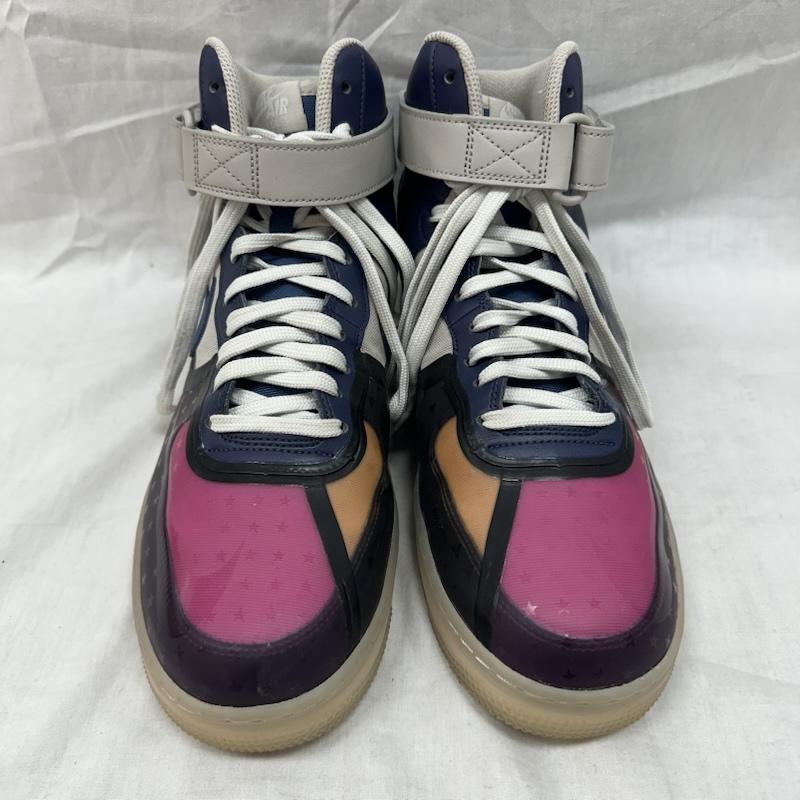 ナイキ NIKE スニーカー スニーカー DV1015-437 Air Force 1 High  07 PRM Mini Symbols エアフォース1 ハイ  07 PRM ミニ シンボルズ 28.0cm 桃 / ピンク / pink X 紺 / ネイビー / navy X 灰 / グレー / gray メンズ USED 古着 中古 50125892