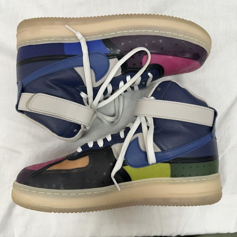 ナイキ NIKE スニーカー スニーカー DV1015-437 Air Force 1 High  07 PRM Mini Symbols エアフォース1 ハイ  07 PRM ミニ シンボルズ 28.0cm 桃 / ピンク / pink X 紺 / ネイビー / navy X 灰 / グレー / gray メンズ USED 古着 中古 50125892