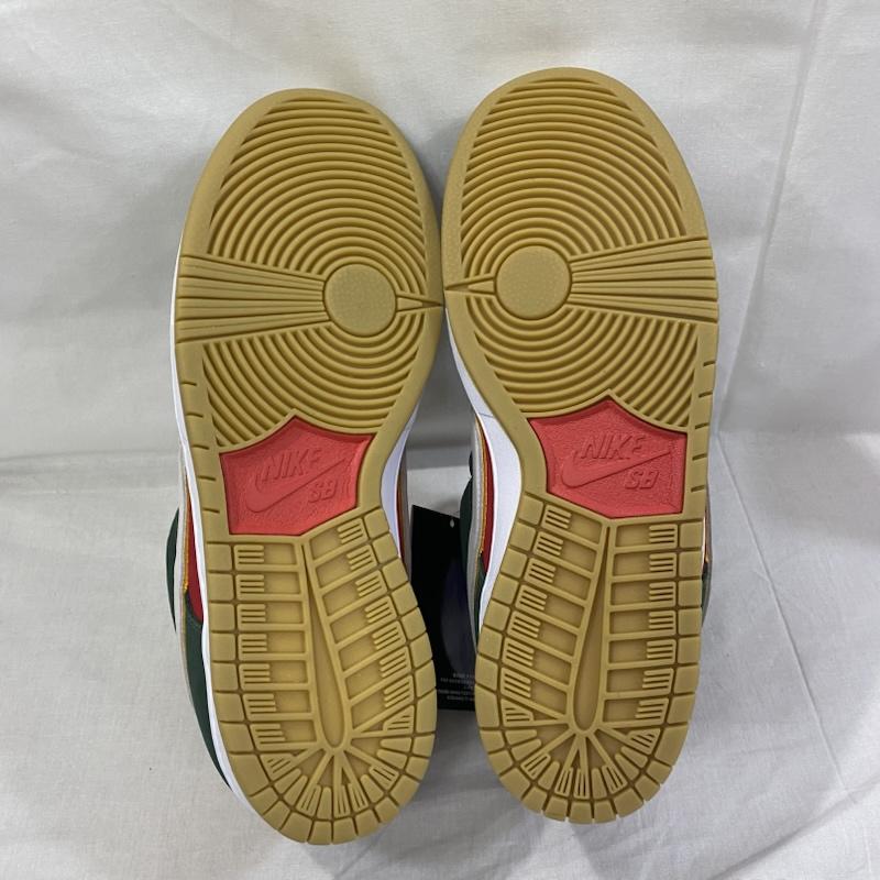 ナイキエスビー NIKE SB スニーカー スニーカー FZ1287-300 Nike SB Dunk Low PRM Seattle Supersonics/Fir and Fire Red US9.5/27.5cm US：9.5 ロゴ、文字 赤 / レッド / red X 緑 / グリーン / green メンズ USED 古着 中古 50125955