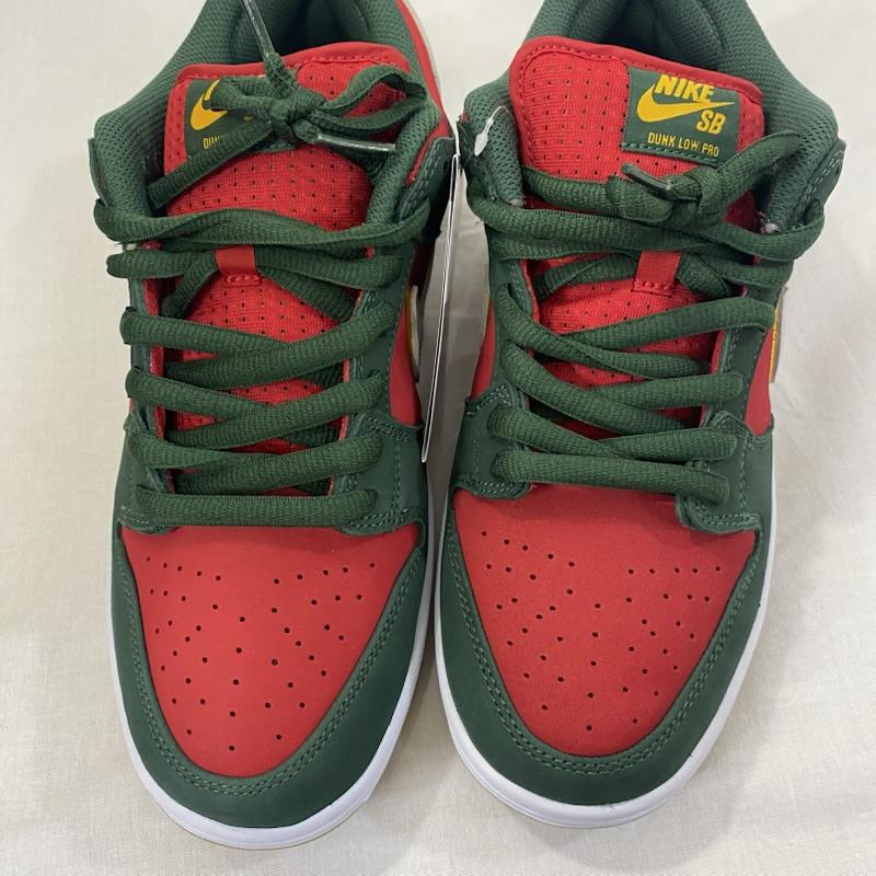 ナイキエスビー NIKE SB スニーカー スニーカー FZ1287-300 Nike SB Dunk Low PRM Seattle Supersonics/Fir and Fire Red US9.5/27.5cm US：9.5 ロゴ、文字 赤 / レッド / red X 緑 / グリーン / green メンズ USED 古着 中古 50125955