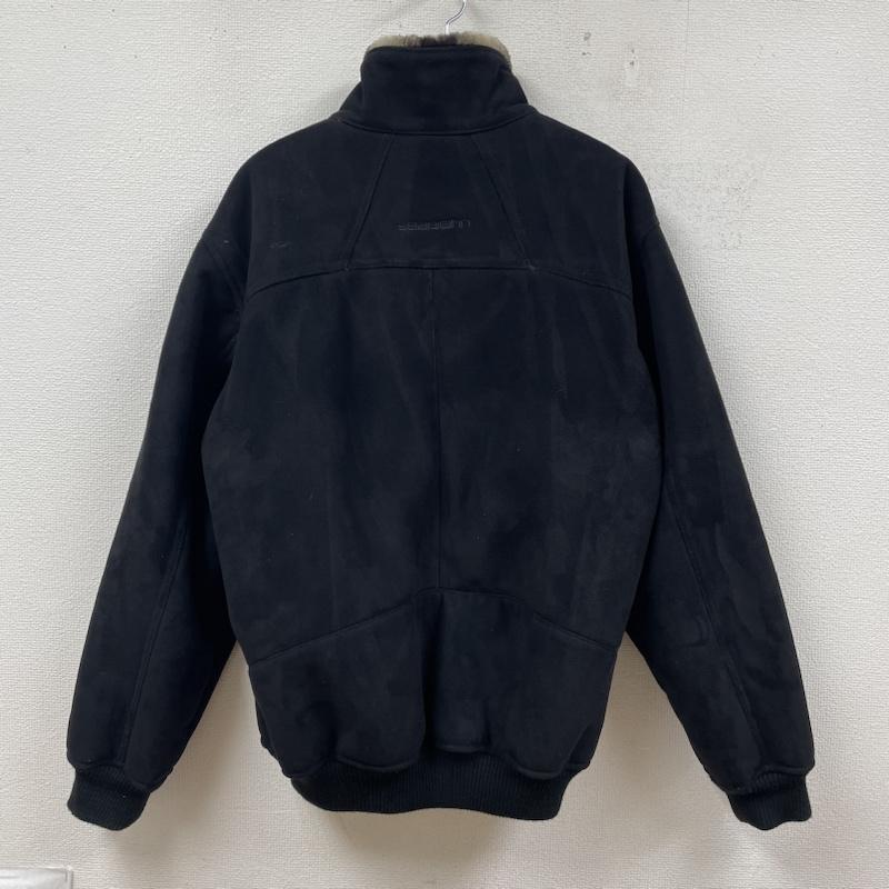 ショーンジョン SEANJOHN ジャケット、上着 ジャンパー、ブルゾン ボア スエード レザー ジャケット シングル ライダース 裏地 ファー ボア ロゴ 刺繍 M ロゴ、文字 X 刺繍 黒 / ブラック / black メンズ USED 古着 中古 50125956